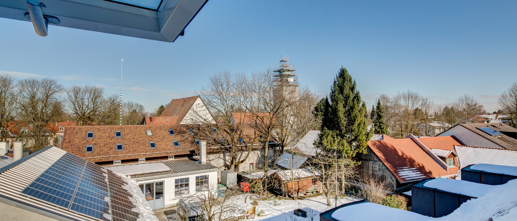 Dachgeschosswohnung München Obermenzing 01 Aussicht 9287