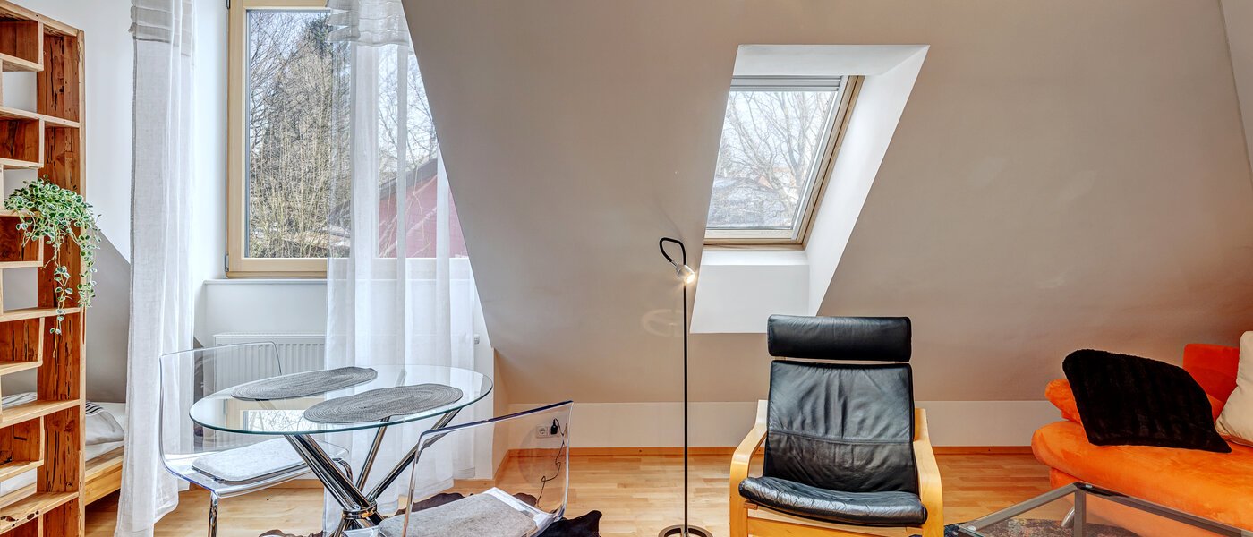 Dachgeschosswohnung München Trudering 03 Wohnbereich 9309