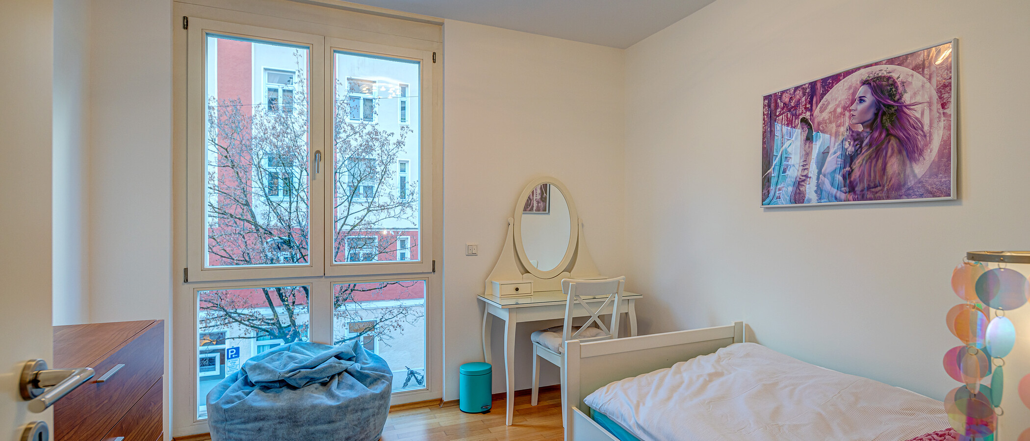 Wohnung München Haidhausen 01 2. Schlafzimmer	 9391