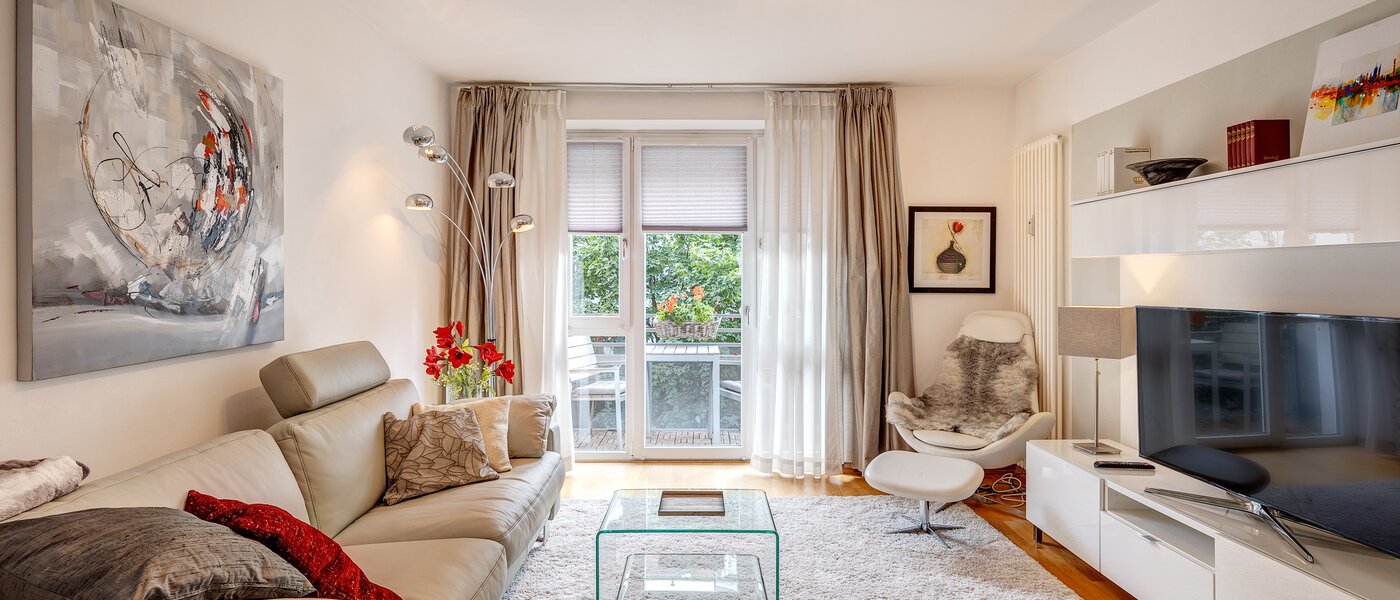 Wohnung München Maxvorstadt - Museumsviertel 01 Wohnzimmer 9424