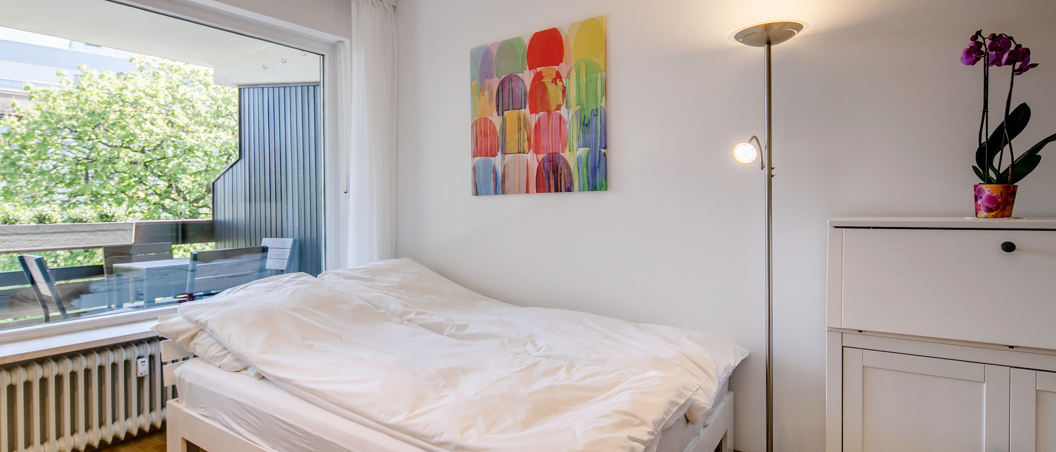 Wohnung München Schwabing (rechts der Leopoldstraße) 01 Schlafen 9457