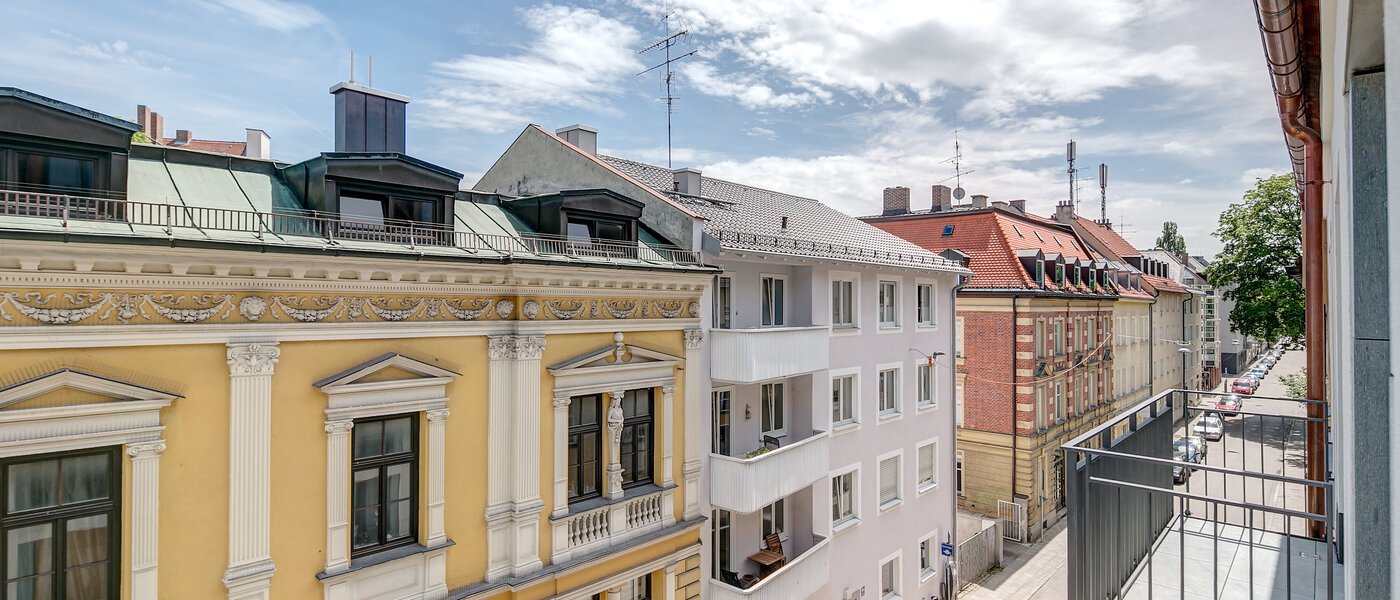 Wohnung München Schwabing (rechts der Leopoldstraße) 01 Aussicht 9521