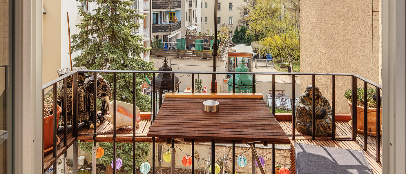 Wohnung München Maxvorstadt - Westen 01 Balkon 9535