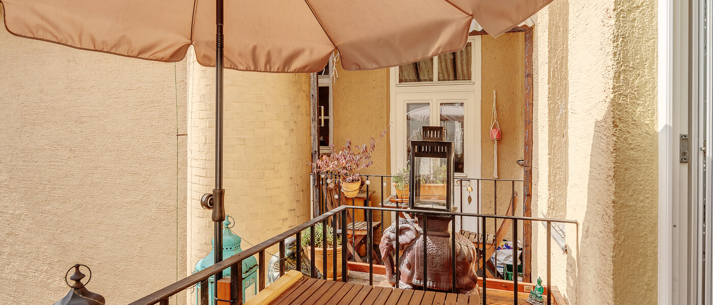 Wohnung München Maxvorstadt - Westen 02 Balkon 9535