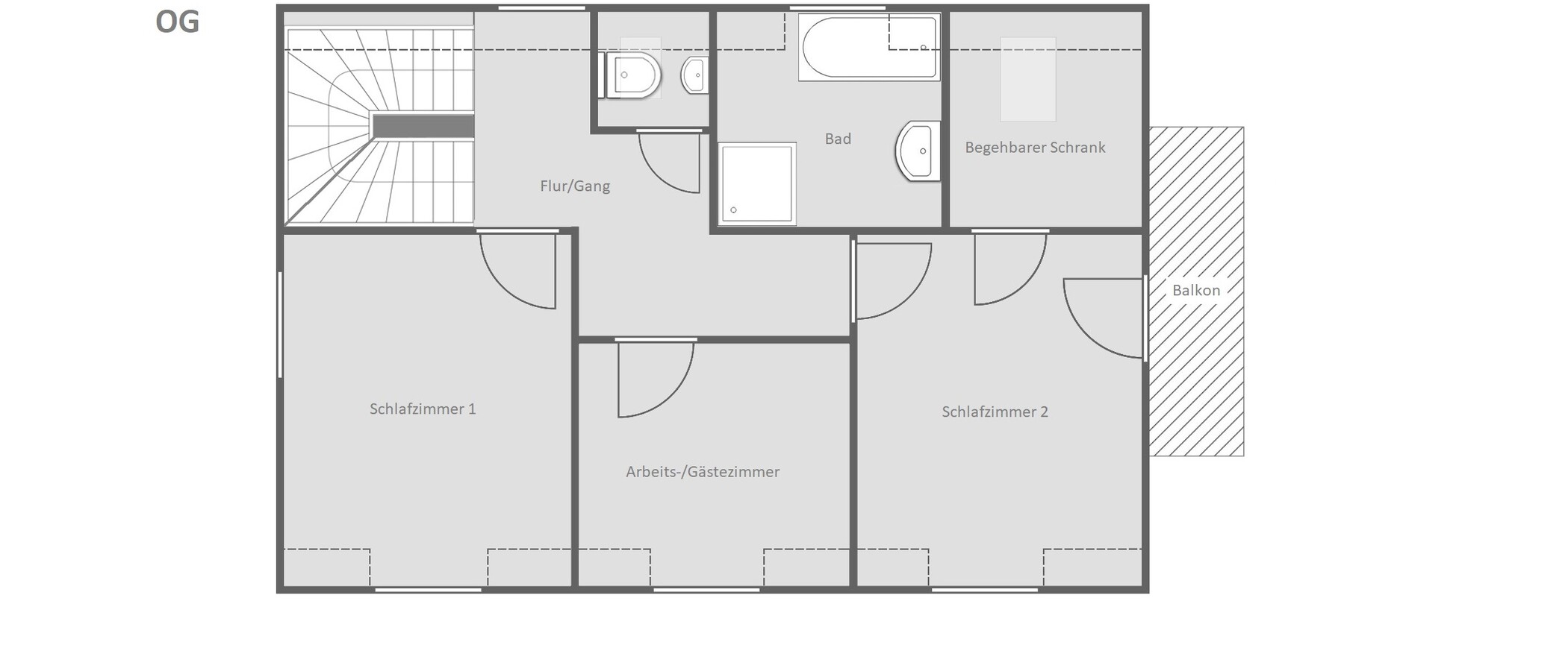 Wohnung Unterschleißheim Am Hart 02 Grundriss 955
