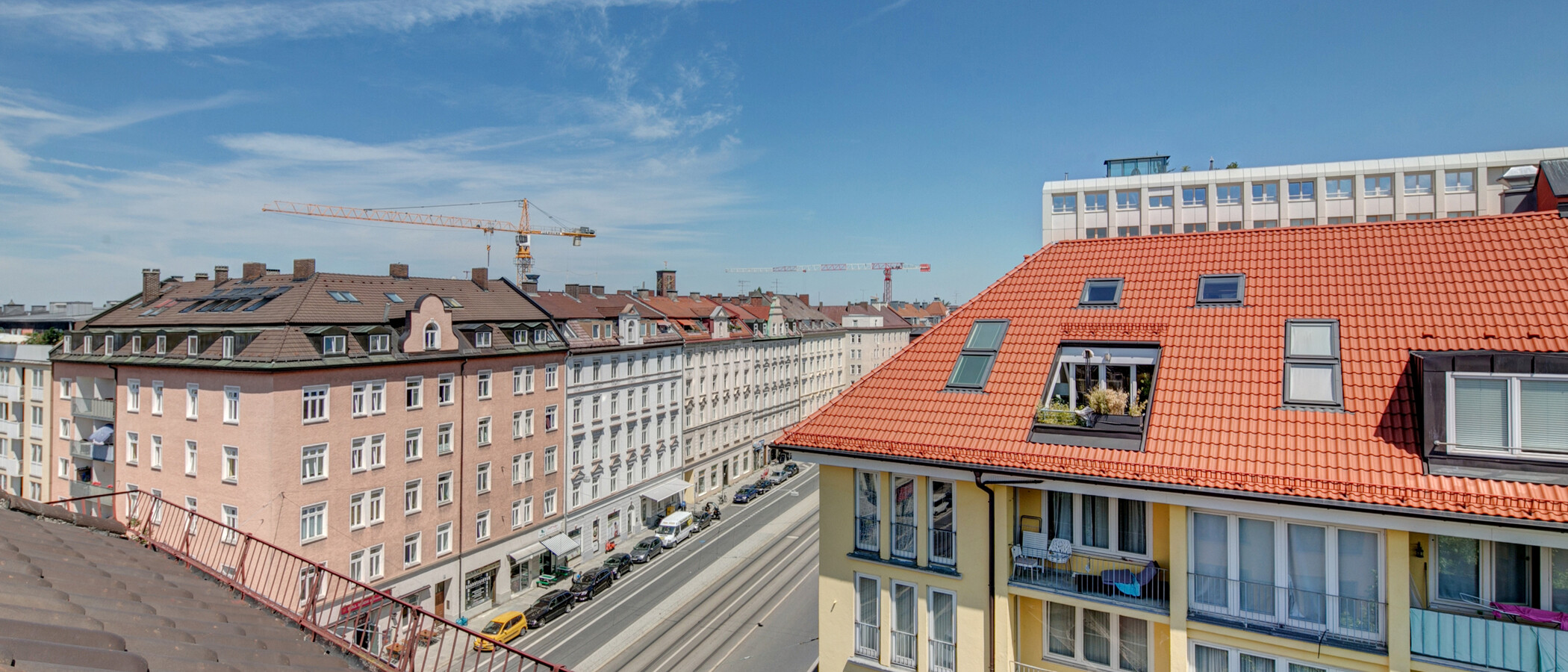 Dachgeschosswohnung München Haidhausen 02 Aussicht 9579