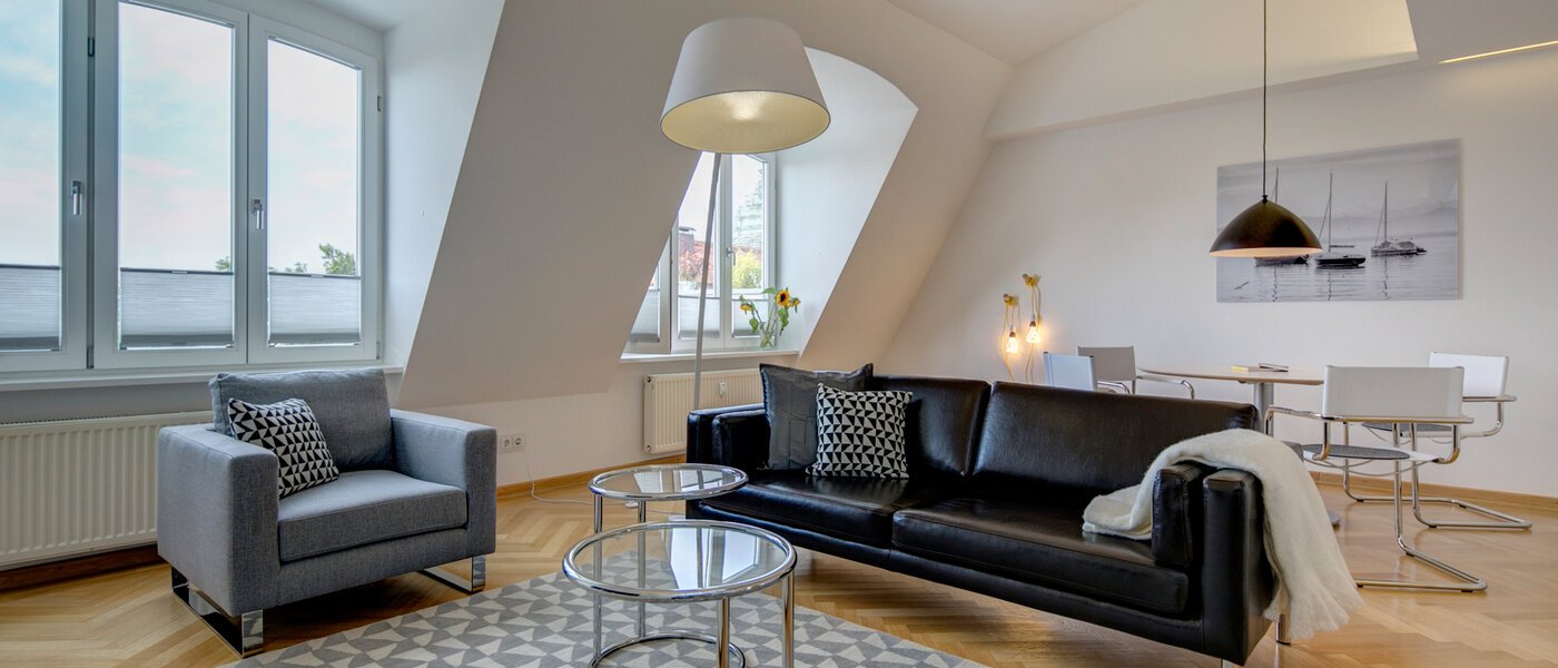 Dachterrassenwohnung München Schwabing-Nord (zw. Belgrad- & Leopoldstraße) 01 Wohnen 9584