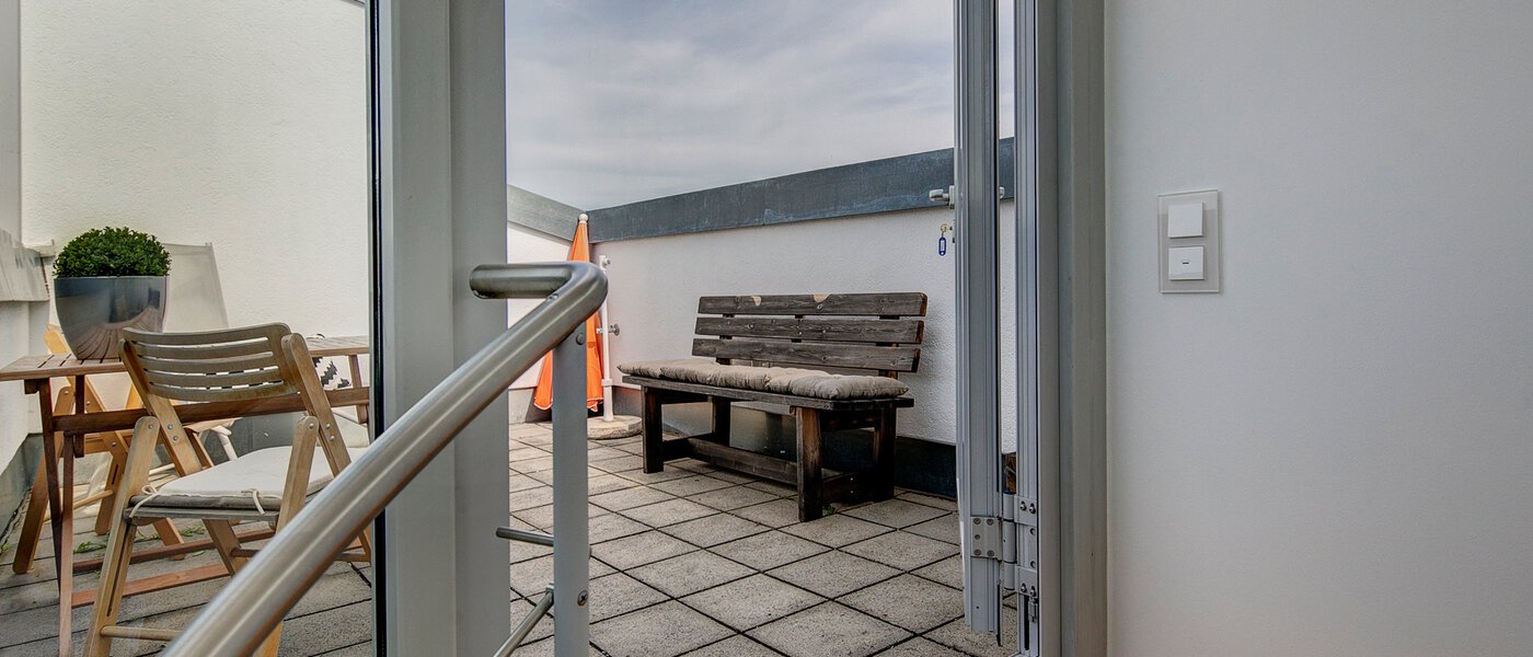 Dachterrassenwohnung München Schwabing-Nord (zw. Belgrad- & Leopoldstraße) 04 Terrasse 9584