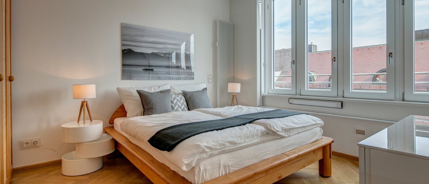 Dachterrassenwohnung München Schwabing-Nord (zw. Belgrad- & Leopoldstraße) 01 Schlafen 9584