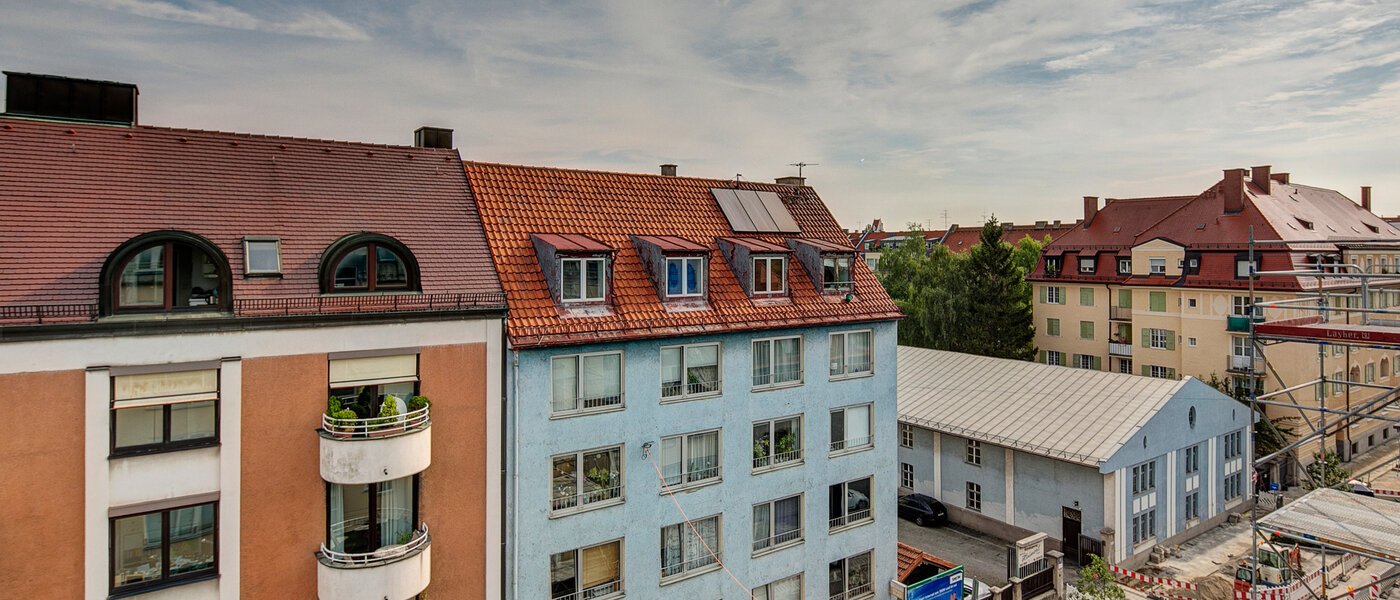 Dachterrassenwohnung München Schwabing-Nord (zw. Belgrad- & Leopoldstraße) 06 Aussicht 9584