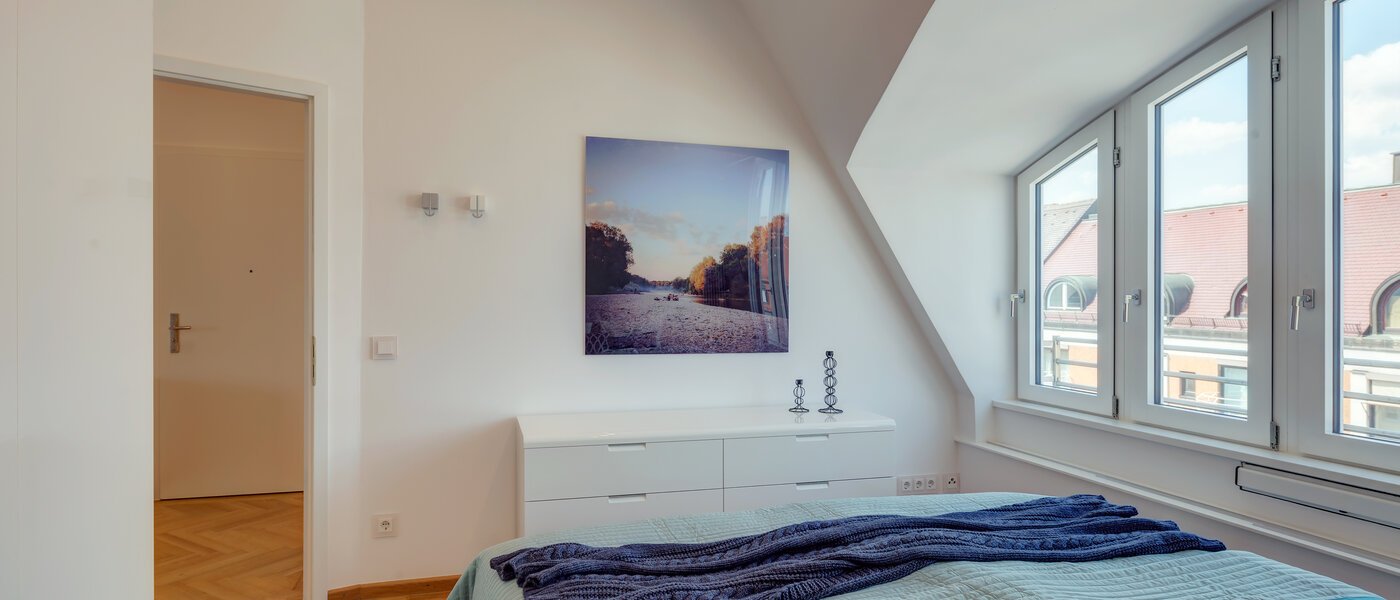 Dachterrassenwohnung München Schwabing 04 Schlafen 9602