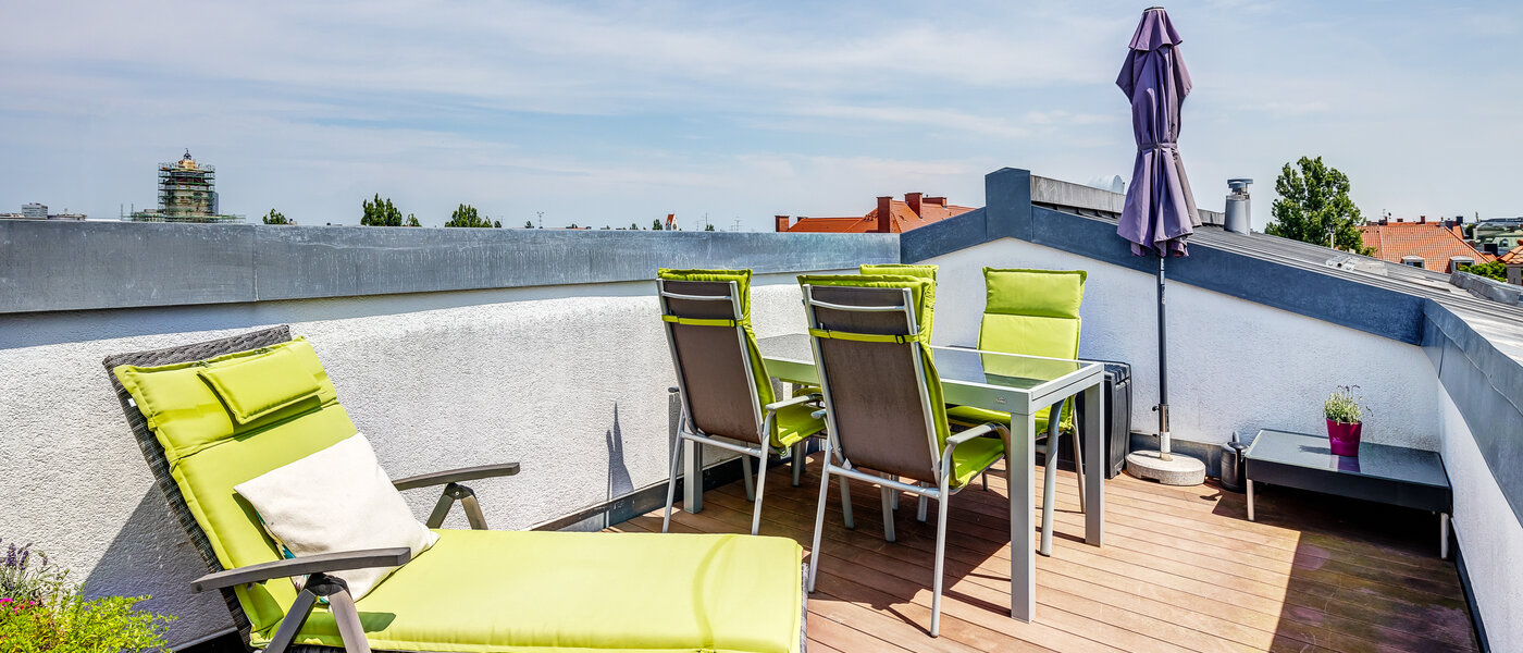 Dachterrassenwohnung München Schwabing 03 Dachterrasse 9602