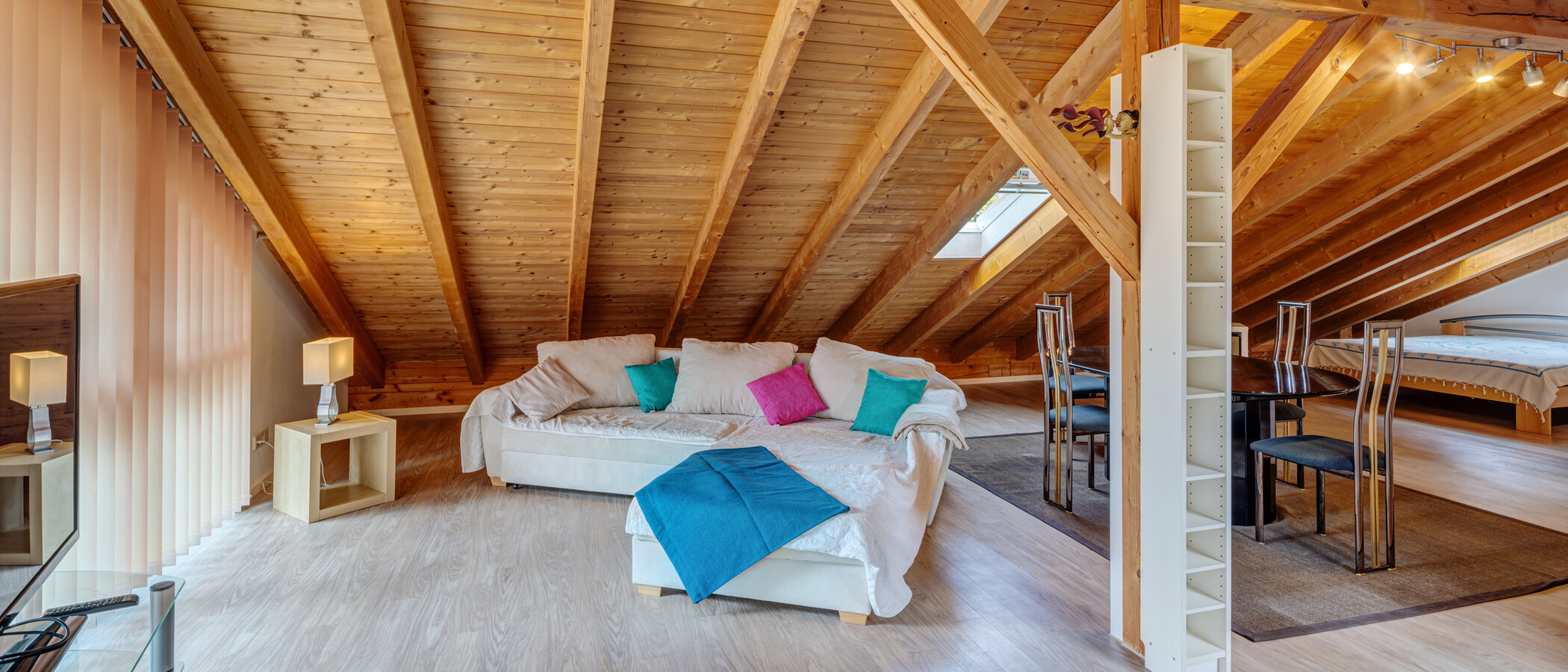 Dachgeschosswohnung Gauting 01 Wohnbereich 9625