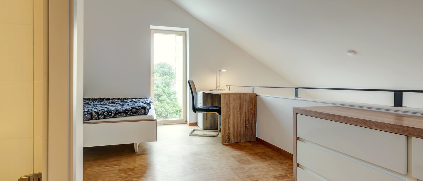 Maisonette-Galerie Wohnung Unterschleißheim Lohhof 04 Schlafen 9676