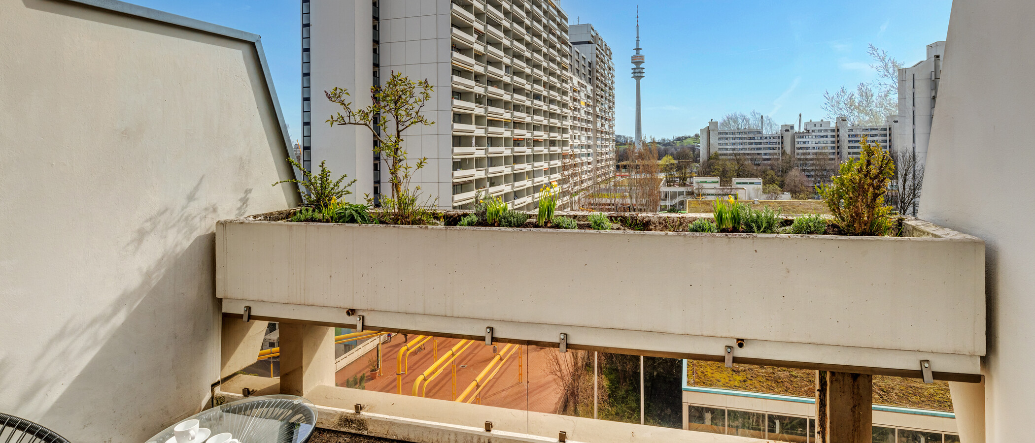 Wohnung München Olympiadorf 02 Balkon 9781