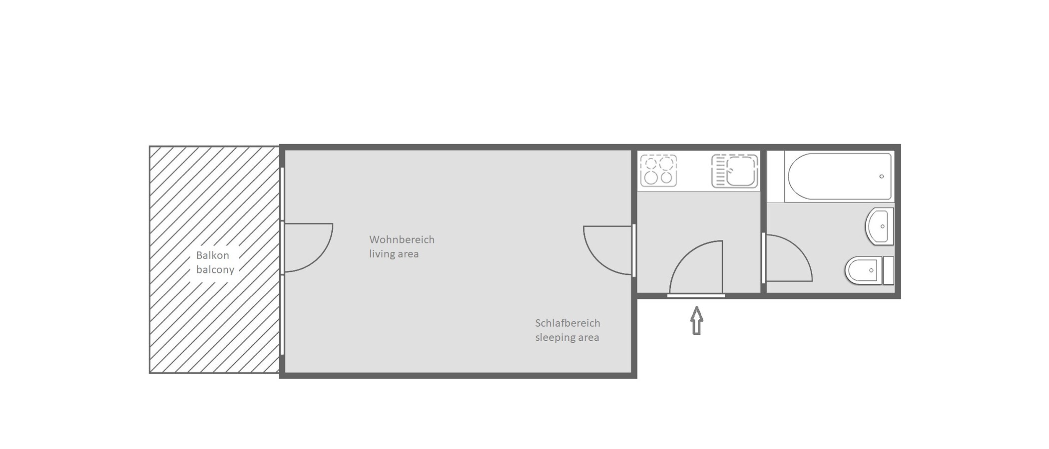 Wohnung München Olympiadorf 01 Grundriss 9781