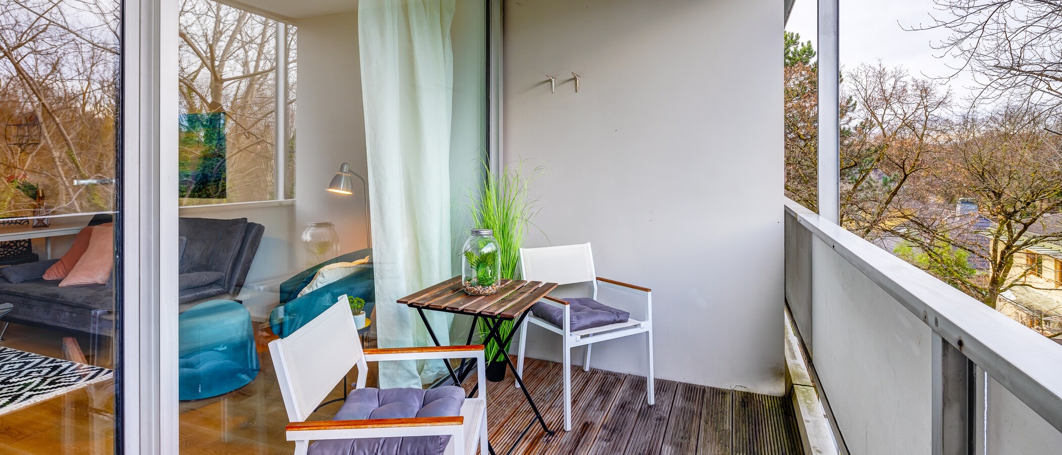 Wohnung München Schwabing-Nord (zw. Leopoldstraße & Englischen Garten) 01 Loggia 9789