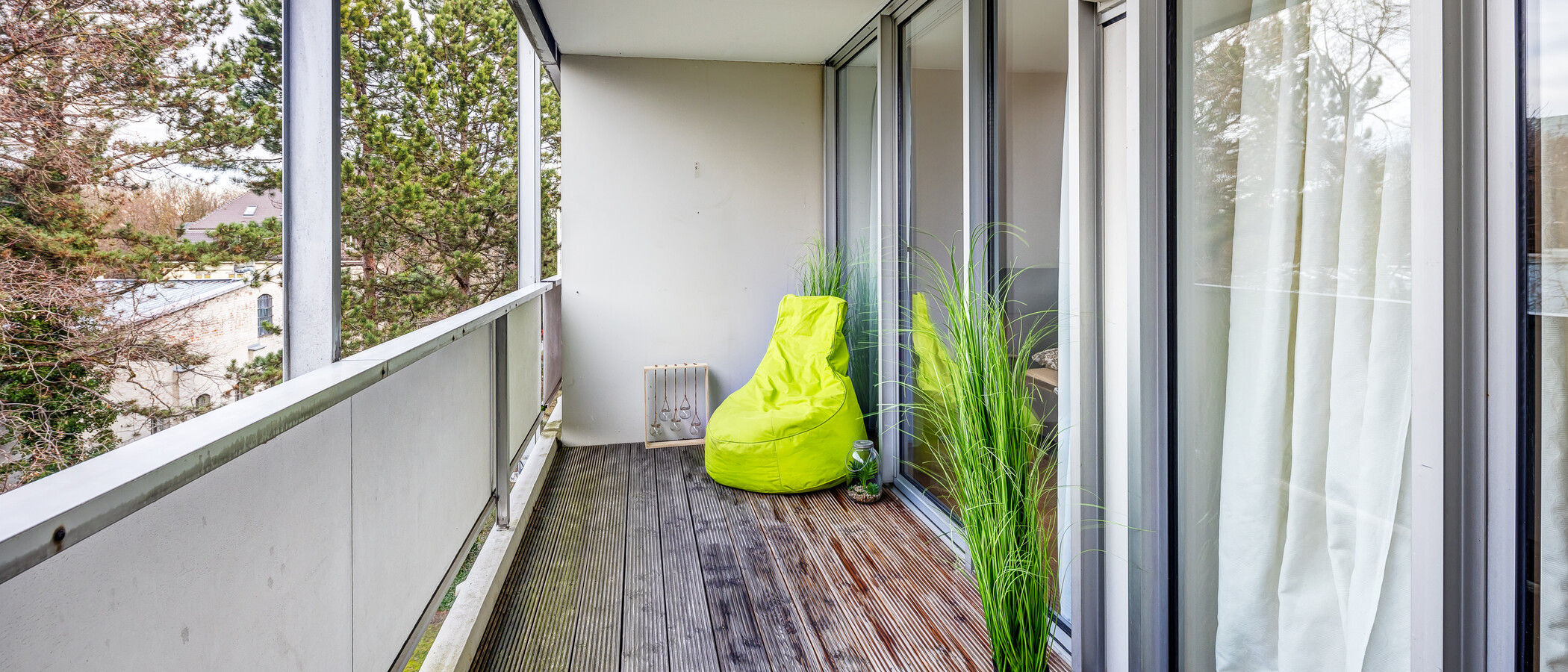Wohnung München Schwabing-Nord (zw. Leopoldstraße & Englischen Garten) 03 Loggia 9789