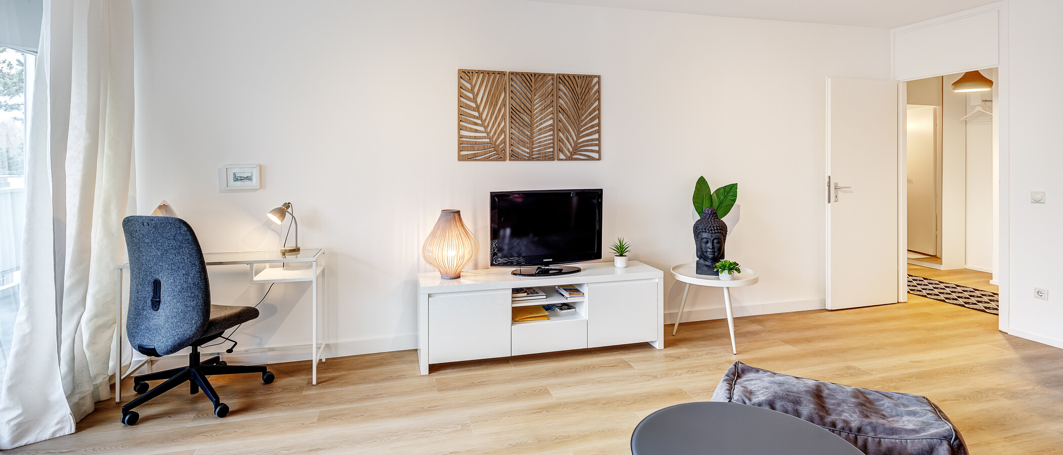 Wohnung München Schwabing-Nord (zw. Leopoldstraße & Englischen Garten) 05 Wohnbereich 9789
