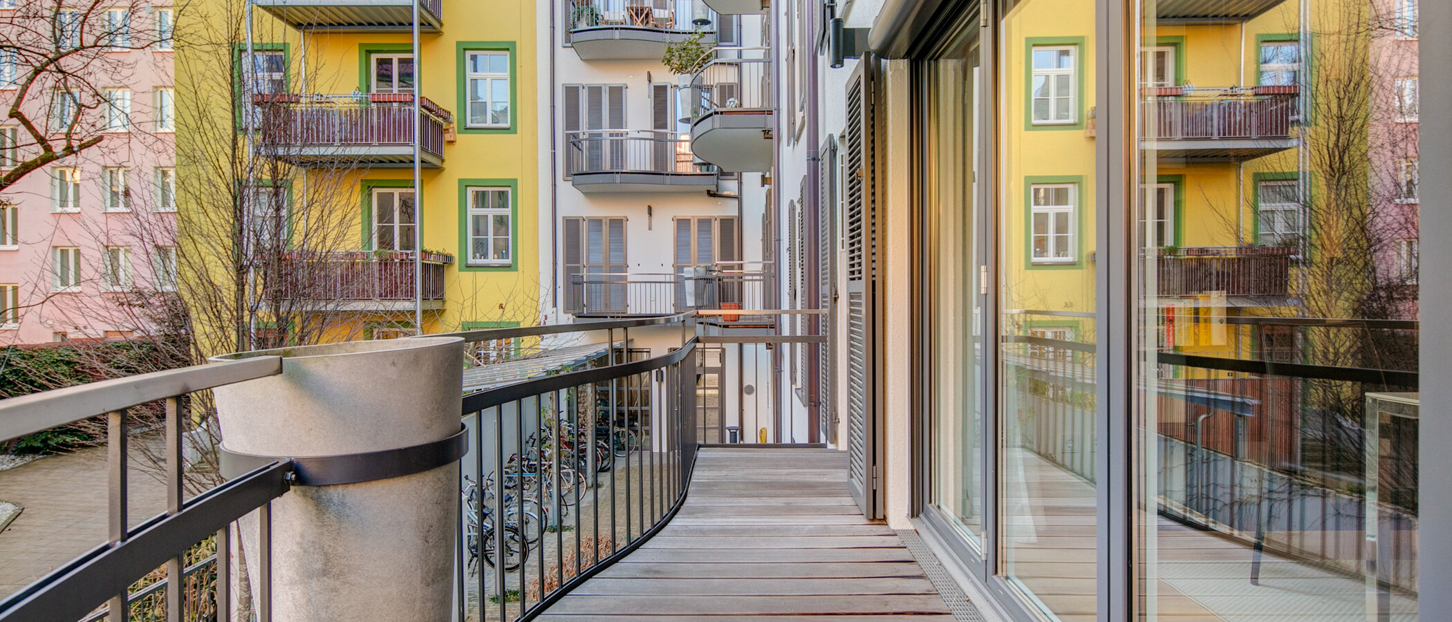 Wohnung München Maxvorstadt - Universitätsviertel 02 Balkon 9869