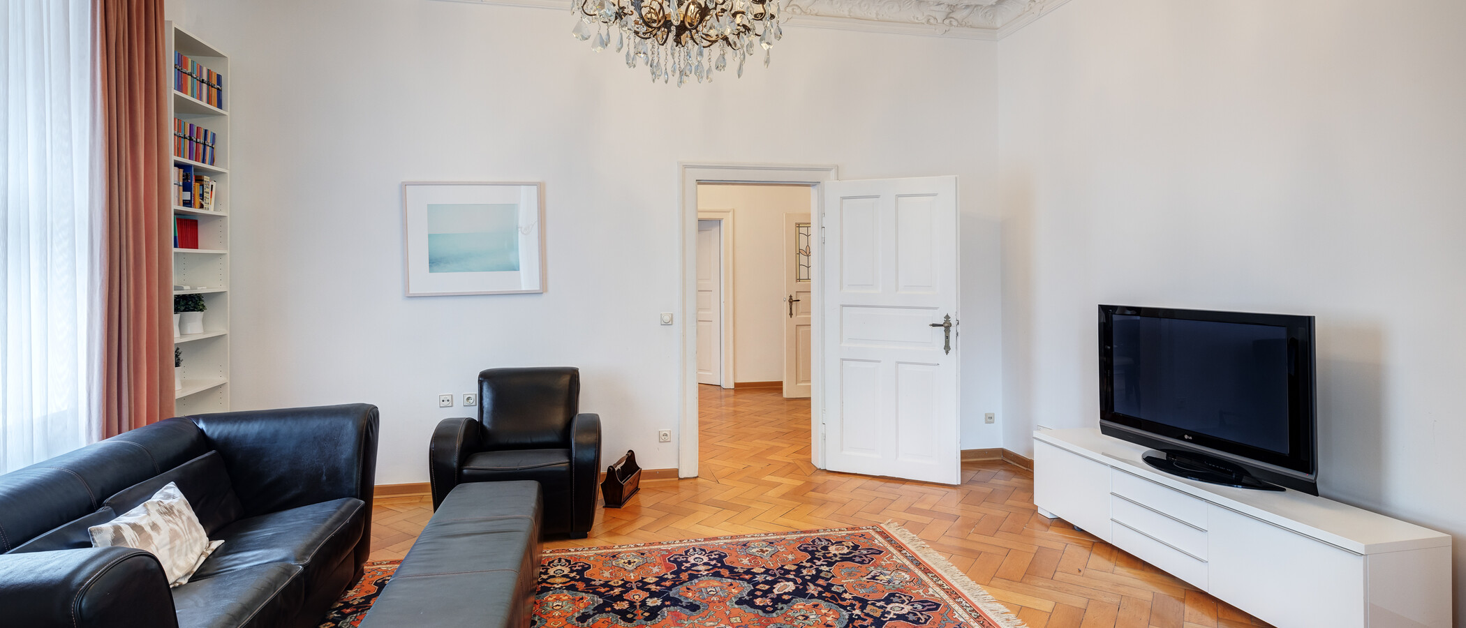 Wohnung München Schwabing-Nord (zw. Belgrad- & Leopoldstraße) 03 Wohnzimmer 9895