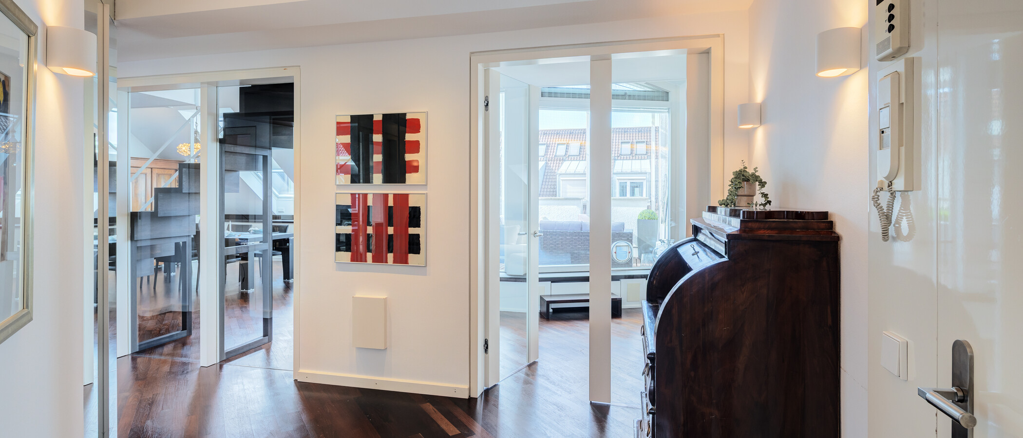 Maisonette-Galerie Wohnung München Maxvorstadt - Museumsviertel 03 Flur/Gang 9925