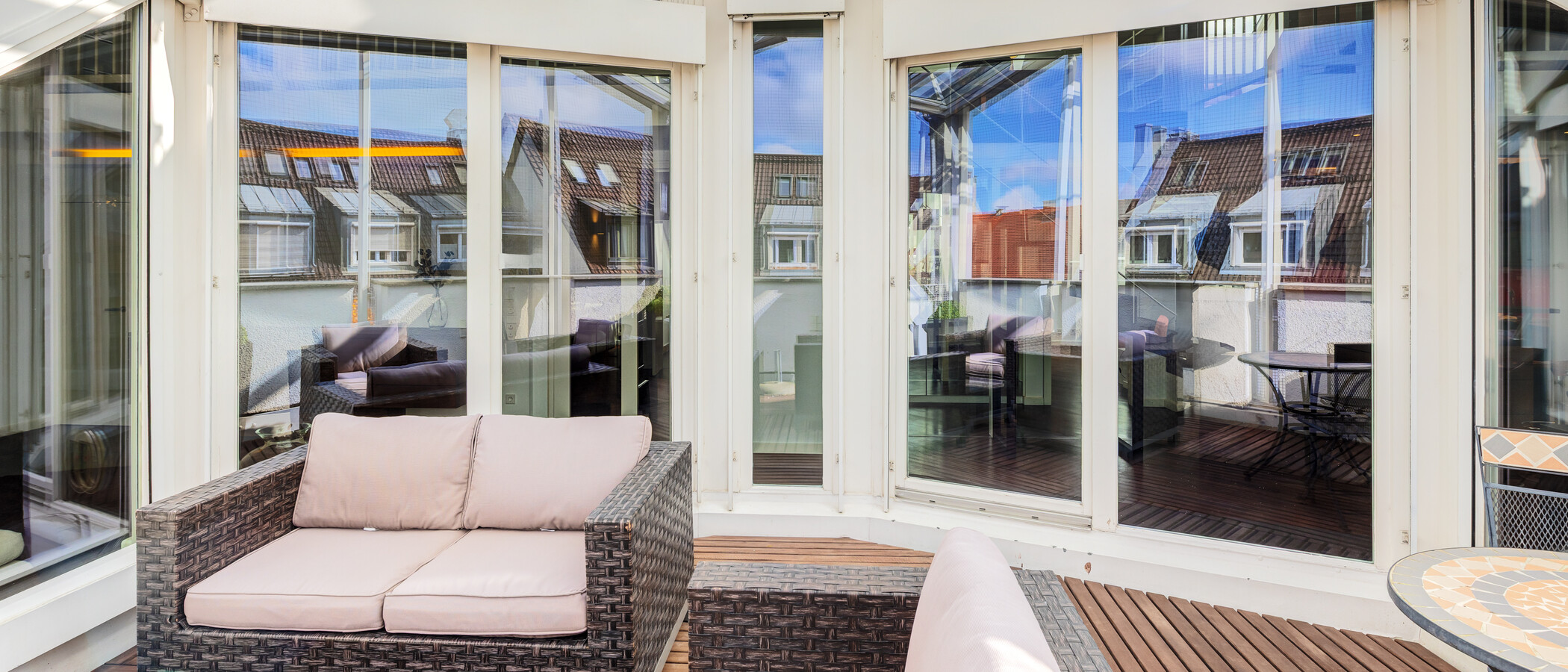 Maisonette-Galerie Wohnung München Maxvorstadt - Museumsviertel 04 Dachterrasse 9925