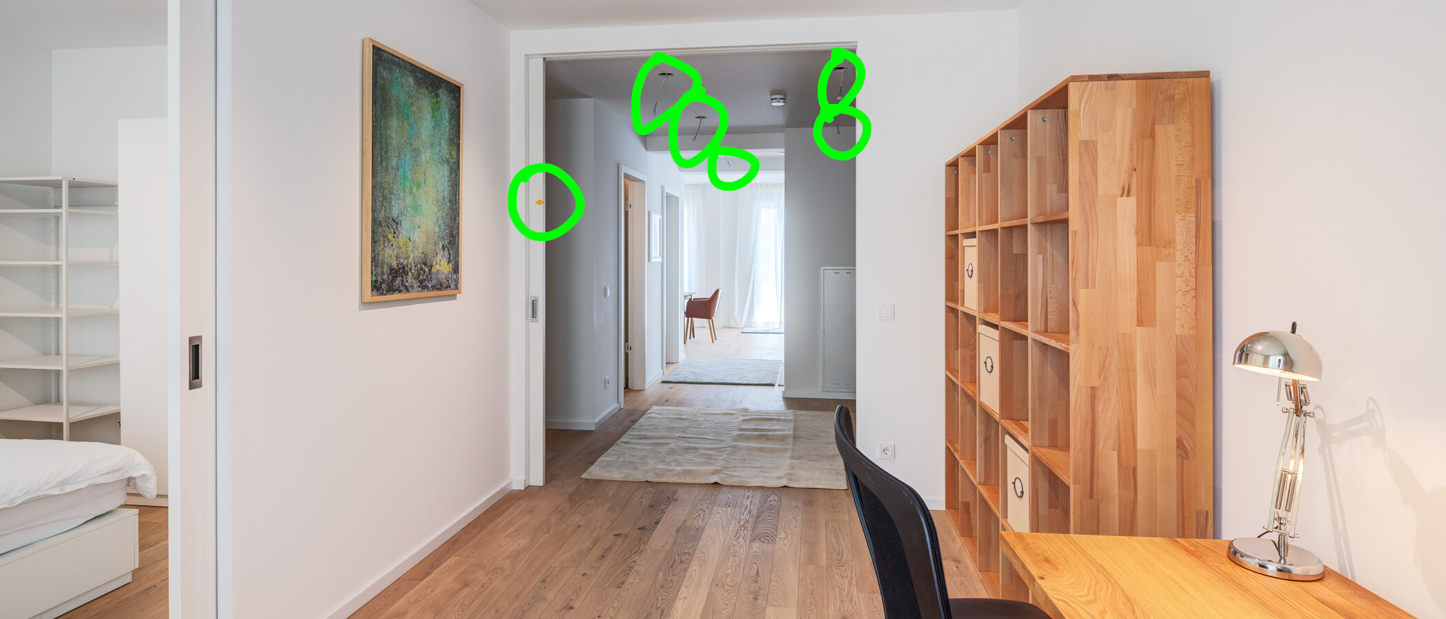 Villa München Schwabing - Domagkpark 02 Arbeitszimmer 995