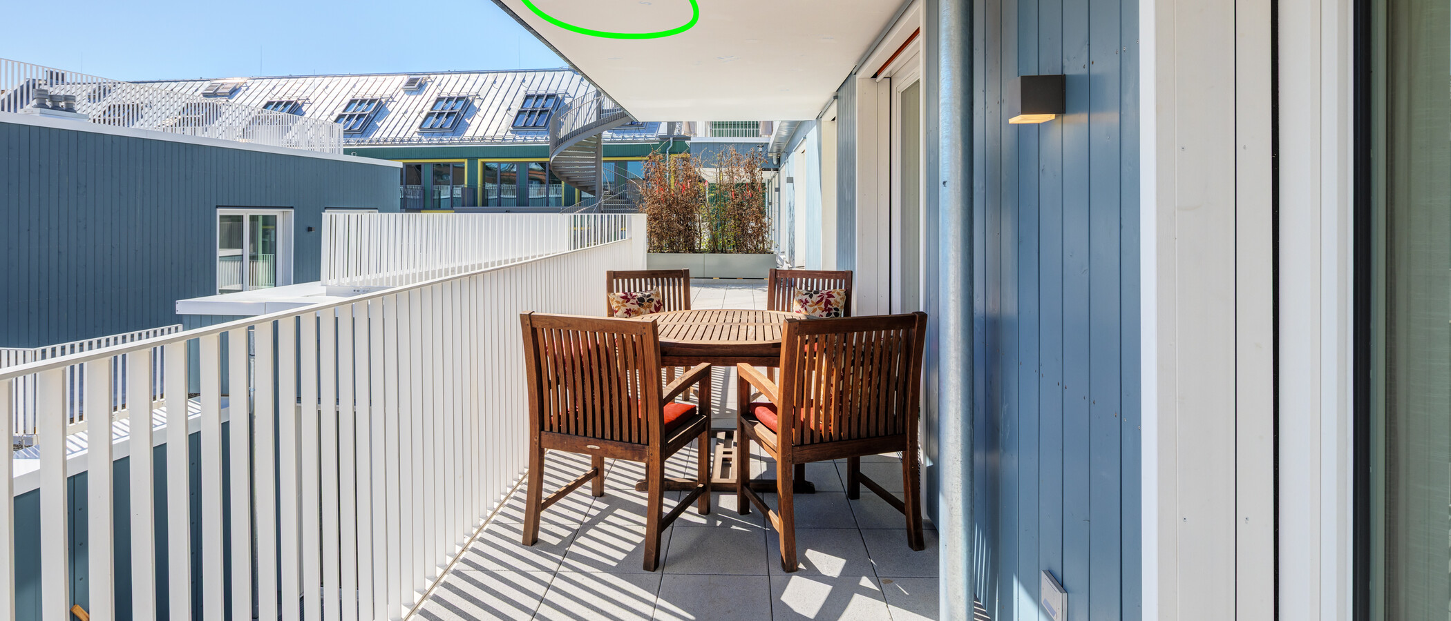 Villa München Schwabing - Domagkpark 02 Dachterrasse 995