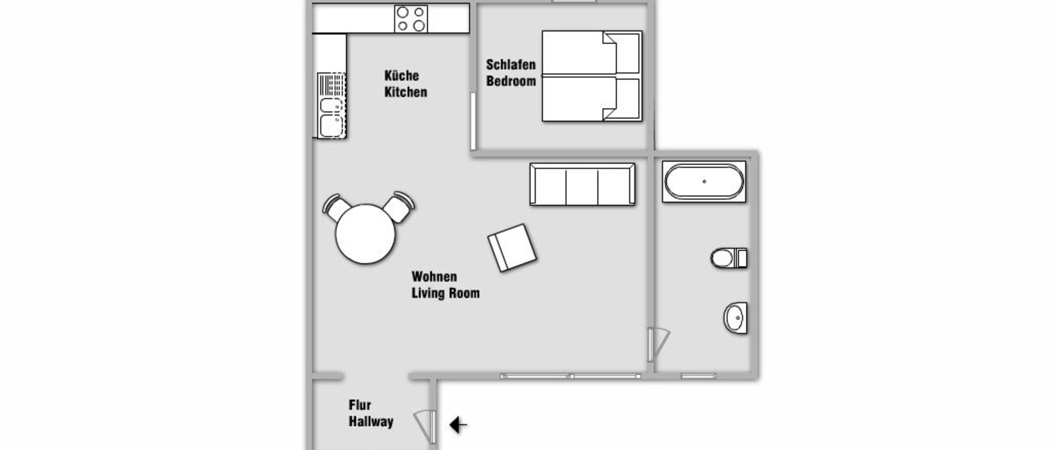 Wohnung München Schwabing-West (rund um den Hohenzollernplatz) 01 Grundriss 9957