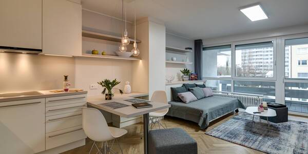 Wohnung mit 1 Zimmer | München-Schwabing | 10867