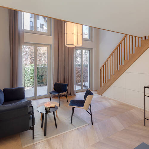 Maisonette-Galerie Wohnung mit 1.5 Zimmern | München-Herzogpark | 12522