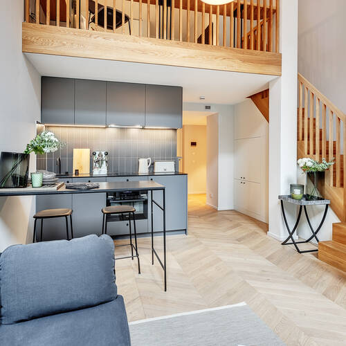 Maisonette-Galerie Wohnung mit 1.5 Zimmern | München-Herzogpark | 12611