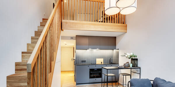 Maisonette-Galerie Wohnung mit 1.5 Zimmern | München-Herzogpark | 12618