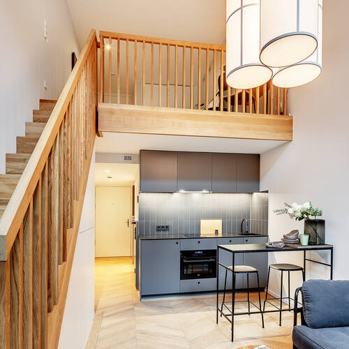 Maisonette-Galerie Wohnung mit 1.5 Zimmern | München-Herzogpark | 12618