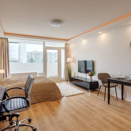 Wohnung mit 1 Zimmer | München-Olympiazentrum | 12868