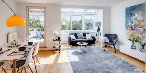 Dachterrassenwohnung mit 2 Zimmern | München-Maxvorstadt | 13461