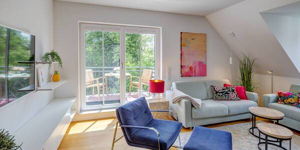 Dachterrassenwohnung mit 2 Zimmern | München-Waldtrudering | 13992