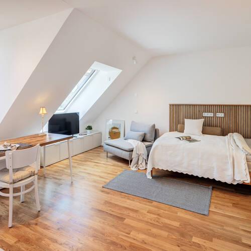 Dachgeschosswohnung mit 1 Zimmer | München-Riem | 14957