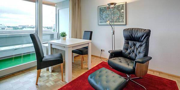 Apartment mit 1 Zimmer | München-Arabellapark | 2851