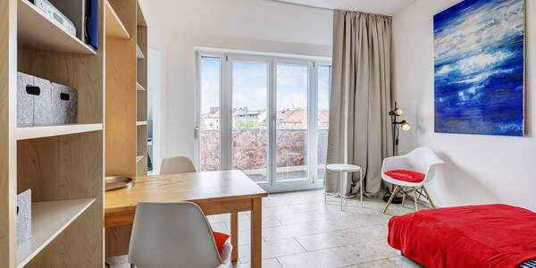 Dachgeschosswohnung mit 1 Zimmer | München-Schwabing | 598