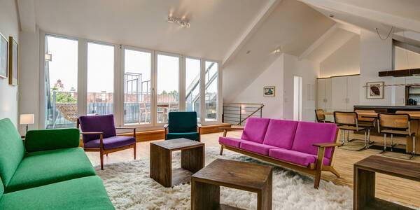 Split-Level Wohnung mit 3 Zimmern | München-Schwabing | 8722