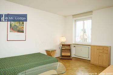 Große möblierte 1-Zimmer-Wohnung, Nähe U-Bahn U2/U7 Untersbergstrasse 