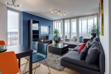 Panoramablick, modern möbl. 4,5-Zi-Wohnung 16.OG