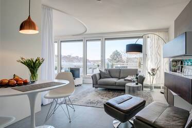 Traumwohnung mit Designerausstattung und Dachterrasse 