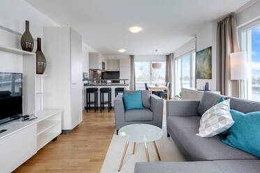 Möblierte 3-Zimmer Wohnung mit herrlicher Dachterrasse