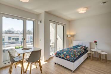 Helles Apartment mit Balkon
