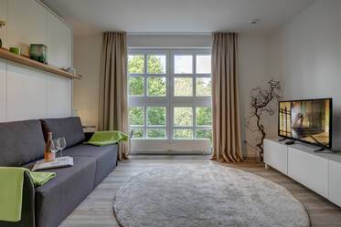 Helles Apartment mit Blick ins Grüne