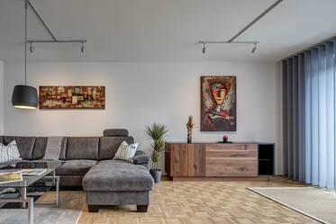 Modern möblierte 3-Zimmer-Wohnung