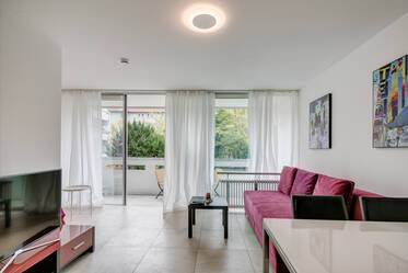 Möblierte 1,5-Zimmer Wohnung in ruhiger Lage 